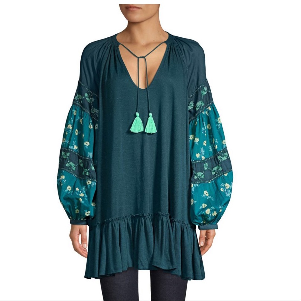 FREE PEOPLE Mix It Up Tunic Mini Dress - Picture 5 of 8